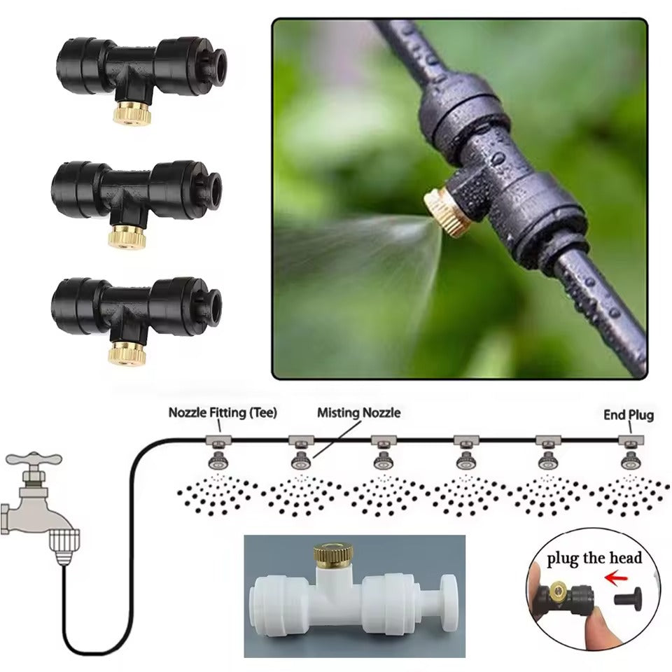 Buses de pulvérisateurs d'irrigation de jardin incités, 10 pièces