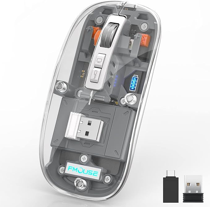 Souris transparente sans fil Bluetooth