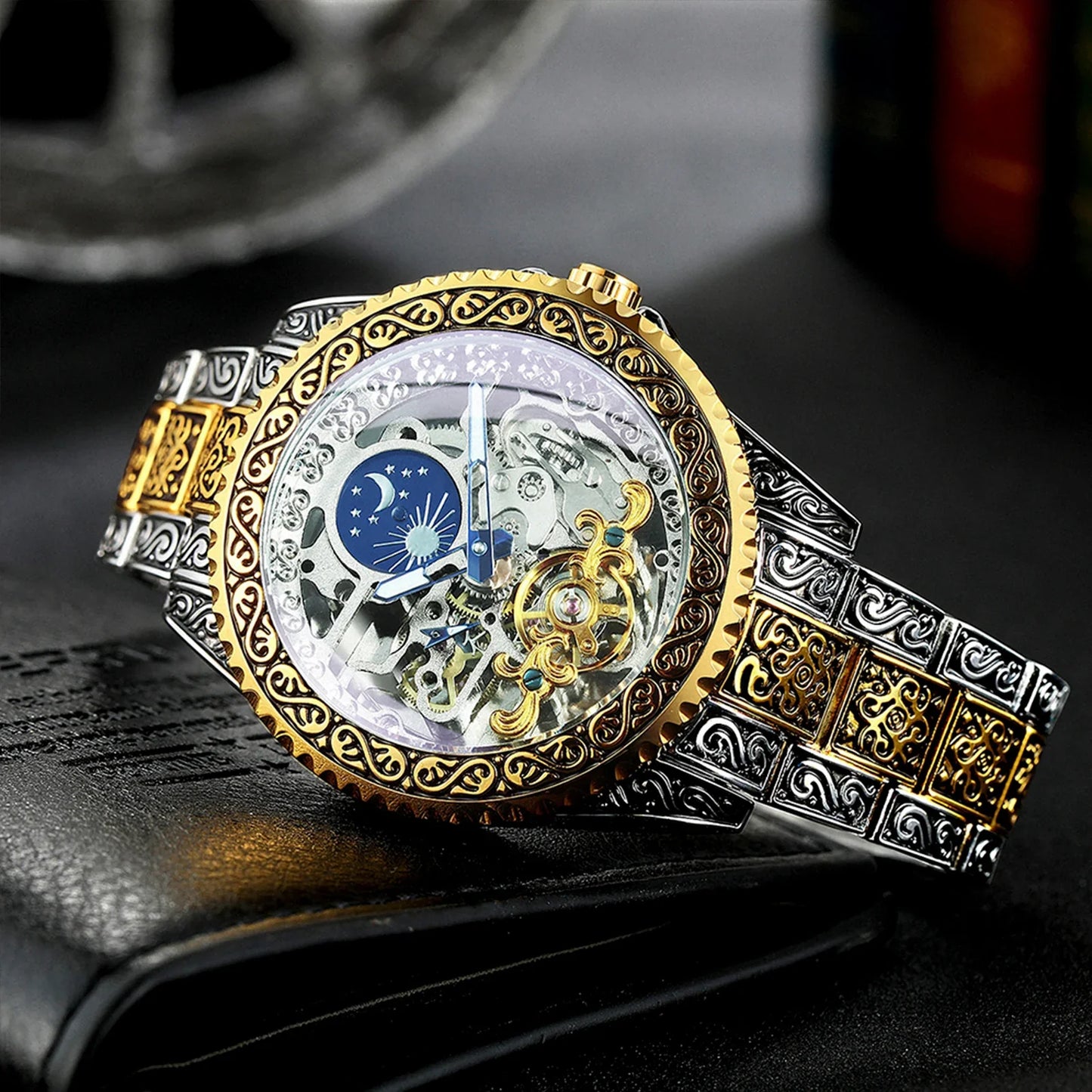 Montre mécanique de luxe pour homme