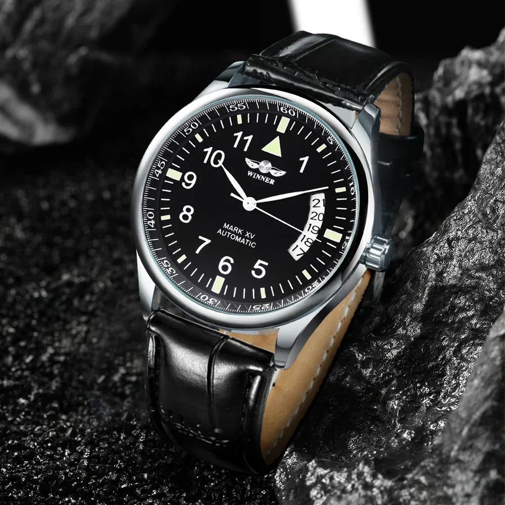 Montre automatique d'affaires pour hommes