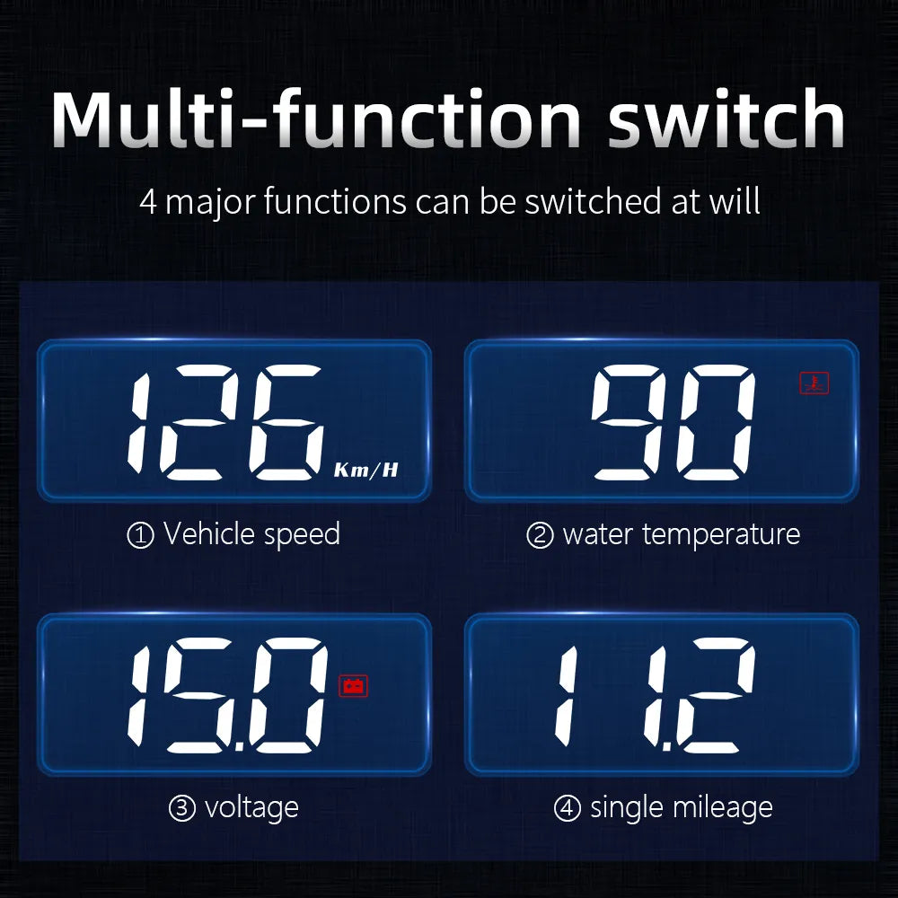 Projecteur d'affichage de compteur de vitesse pour voiture