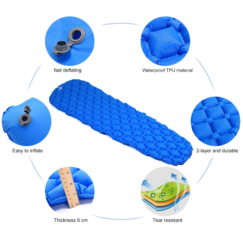 Matelas gonflable ultraléger en nylon TPU