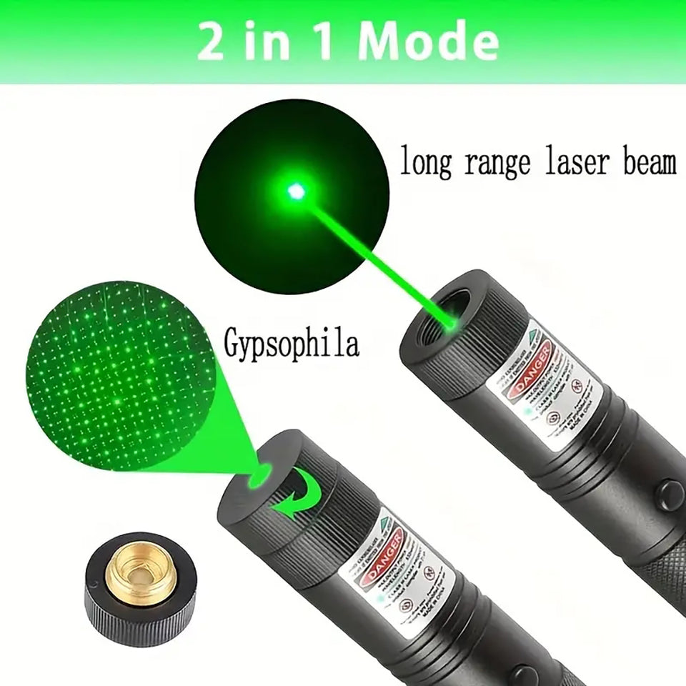 Laser vert puissant longue distance