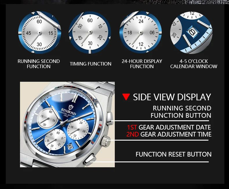 Montre supérieure de luxe pour homme