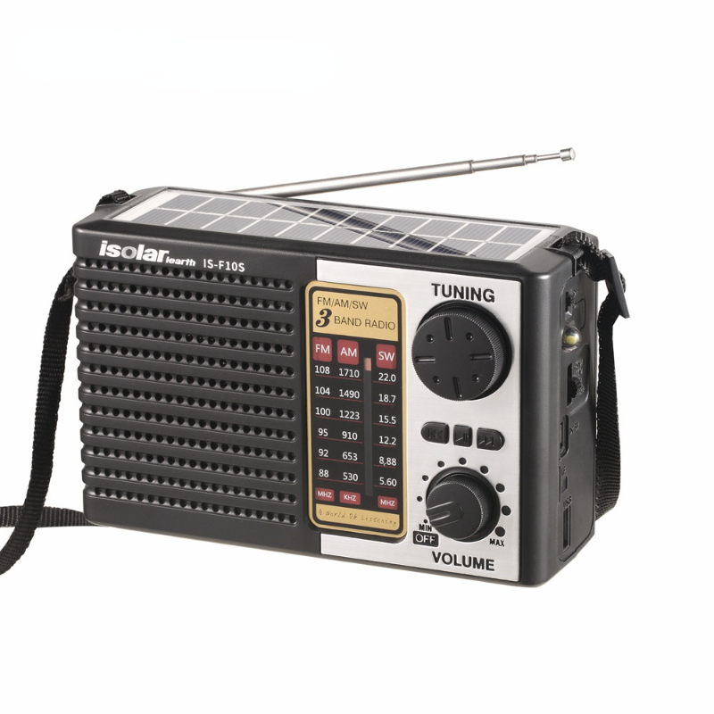 Radio multifonction solaire avec lampe de poche