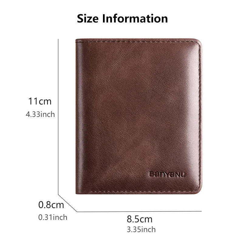 Portefeuille en cuir de luxe pour homme