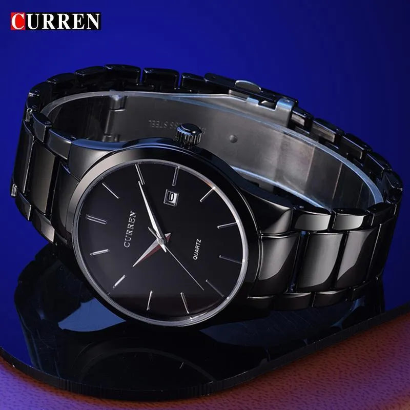 Montre bracelet en acier à Quartz