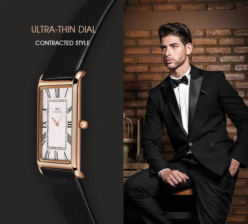Montre Ultra-Mince Style Business de Luxe
