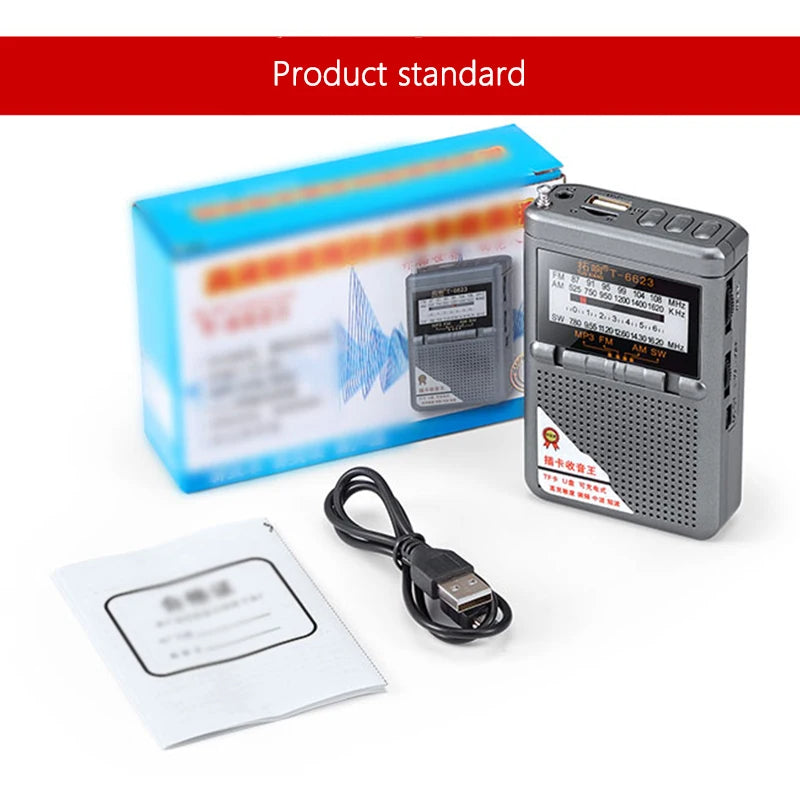 Radio Portable Compacte Pleine Bande