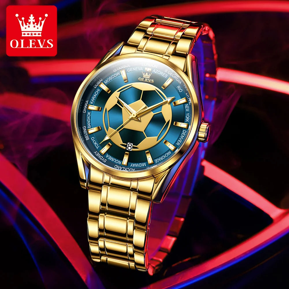 Montre Ballon d'or à calendrier unique