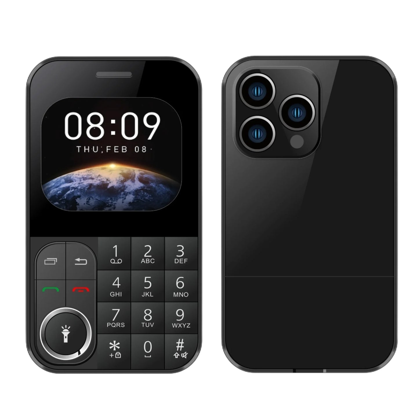 Téléphone portable Super mince double SIM
