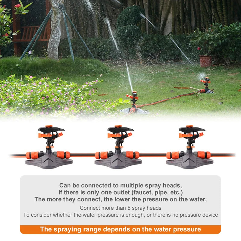 Arroseurs d'eau d'irrigation de jardin rotatifs automatiques
