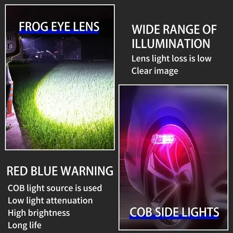 Lampe de travail LED avec alarme magnétique