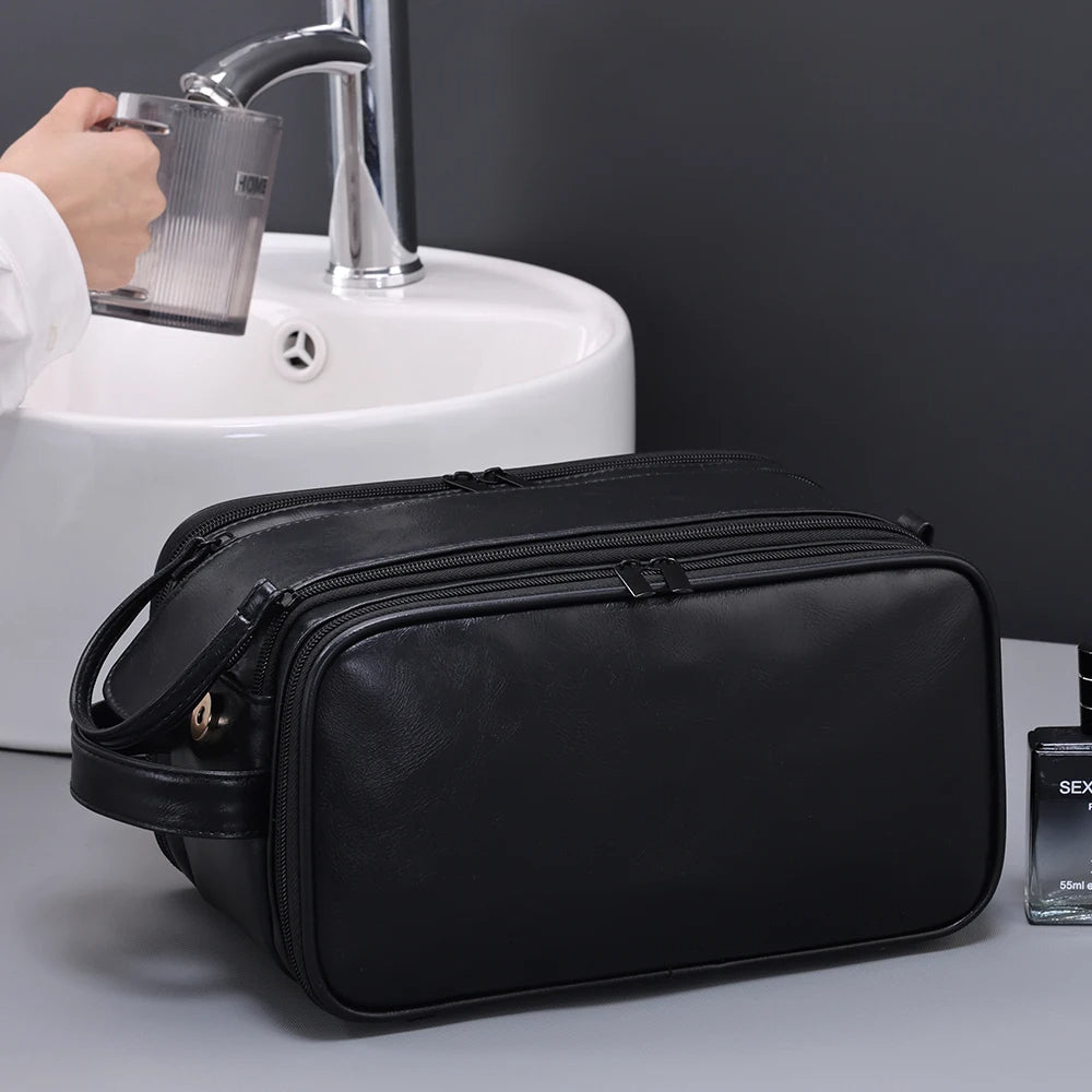 Trousse de luxe multi-poches pour hommes