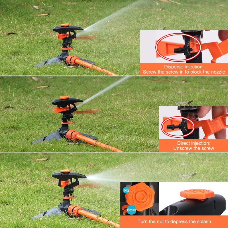 Arroseurs d'eau d'irrigation de jardin rotatifs automatiques