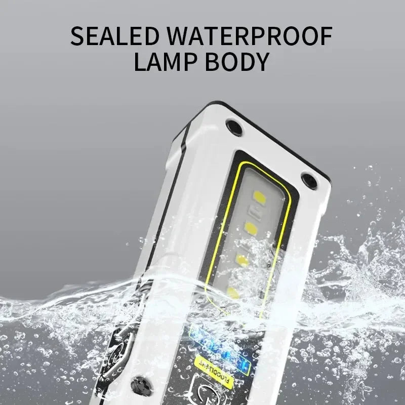 Lampe de travail LED avec alarme magnétique