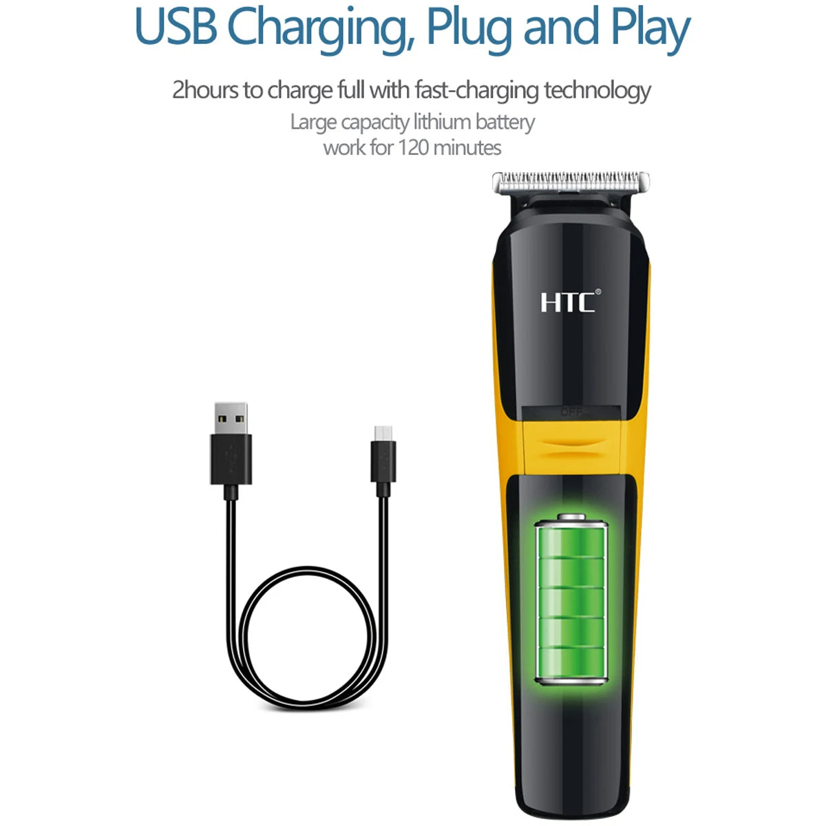 3 en 1 tondeuse à cheveux électrique Pratique