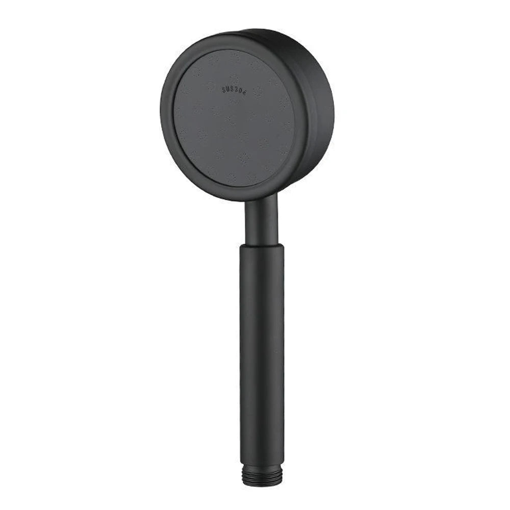 Pommeau de douche noir haute pression