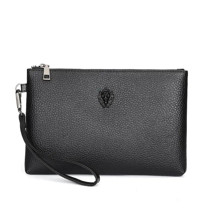 Pochette Mode souple en cuir PU pour hommes