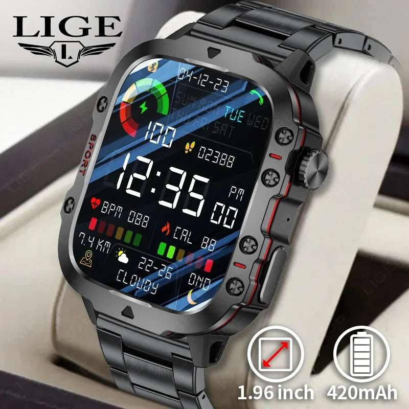 Montre intelligente robuste pour hommes