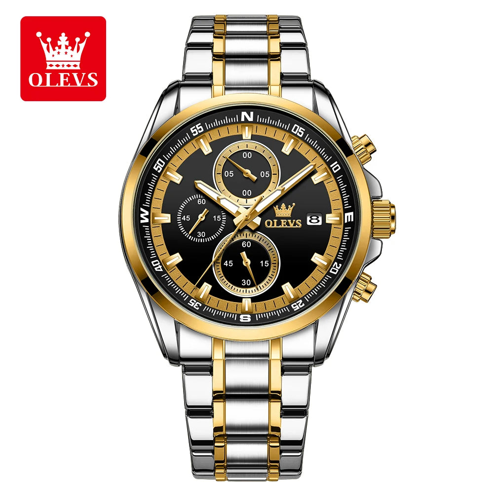 Montre à Quartz chronographe pour hommes