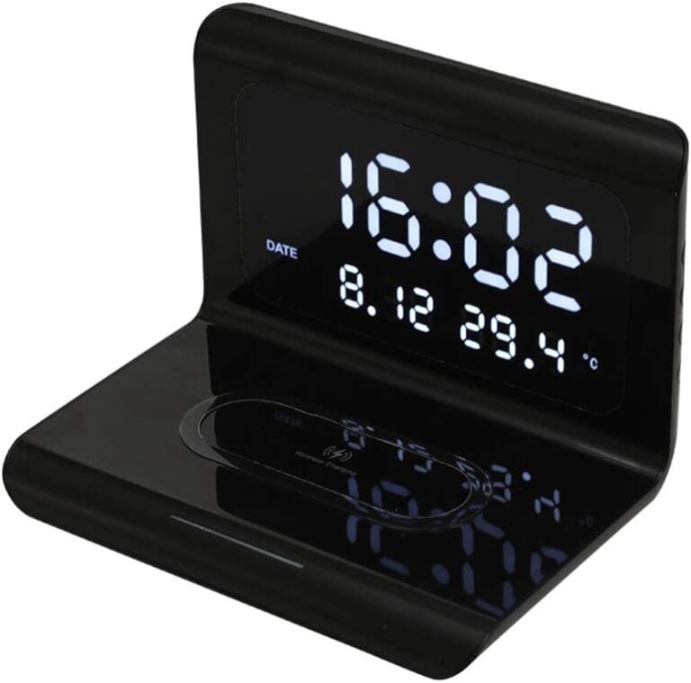 Horloge de recharge sans fil multifonction 4 en 1