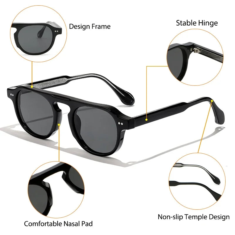 Lunettes de soleil à la mode pour hommes
