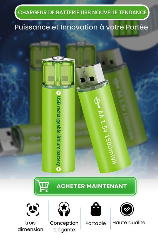 Chargeur de batterie USB Nouvelle Tendance