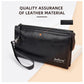 Pochette en Cuir PU Léger d'affaires pour hommes