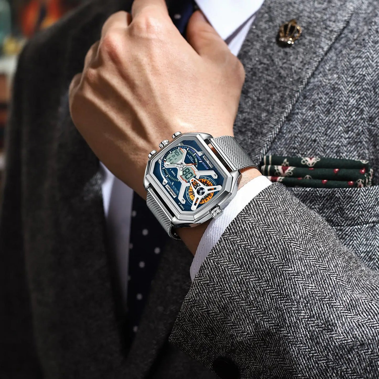 Montre Mode électronique pour hommes