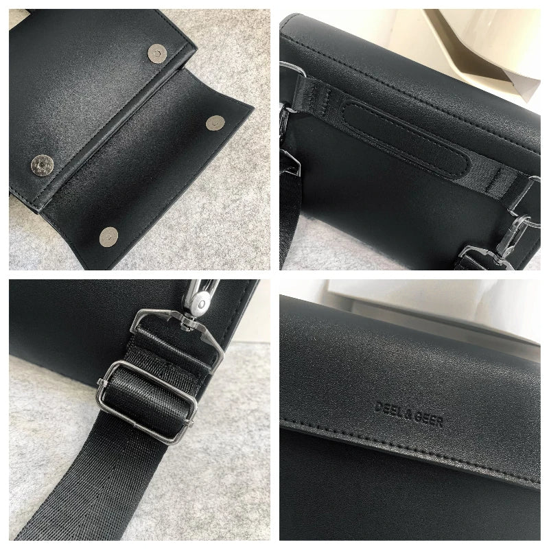 Sac à bandoulière mallette d'affaire pour hommes