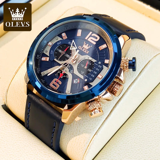Montre à Quartz de luxe pour hommes