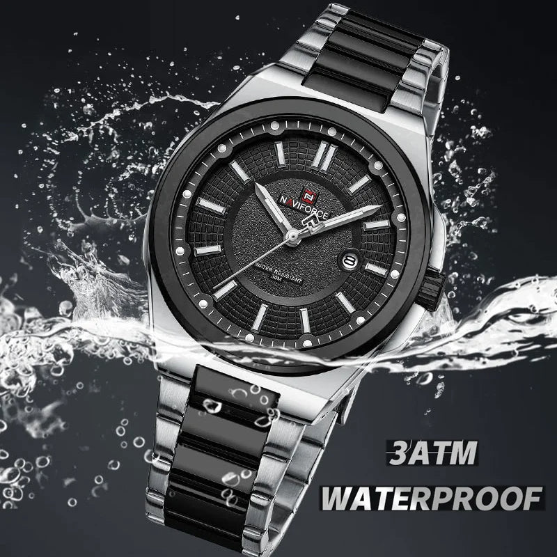 Montre en acier inoxydable pour homme