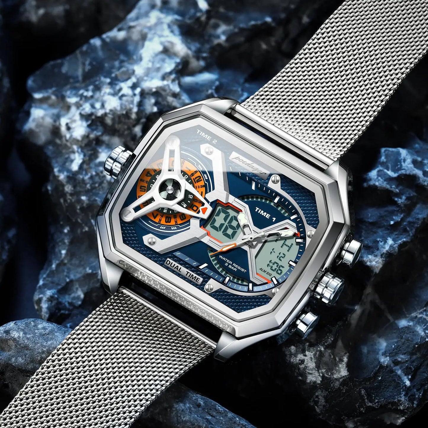 Montre Mode électronique pour hommes
