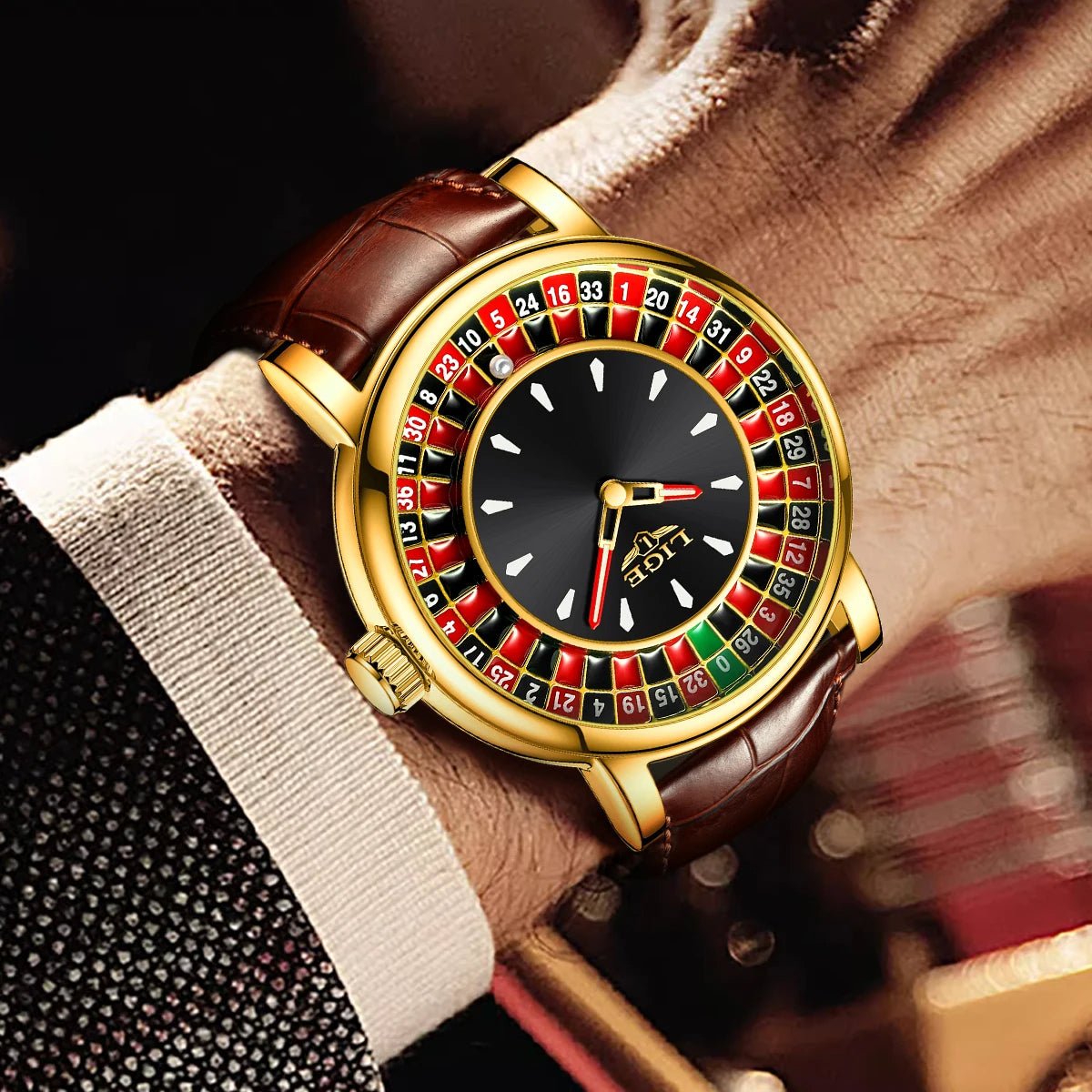 Montre Créatives Cadran Roulette