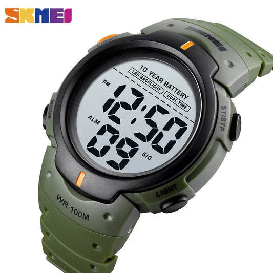 Montre numérique étanche pour homme