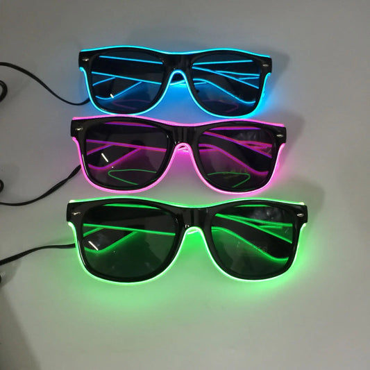 Lunettes de soleil lumineuses