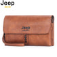 pochette en cuir PU Style Business pour hommes