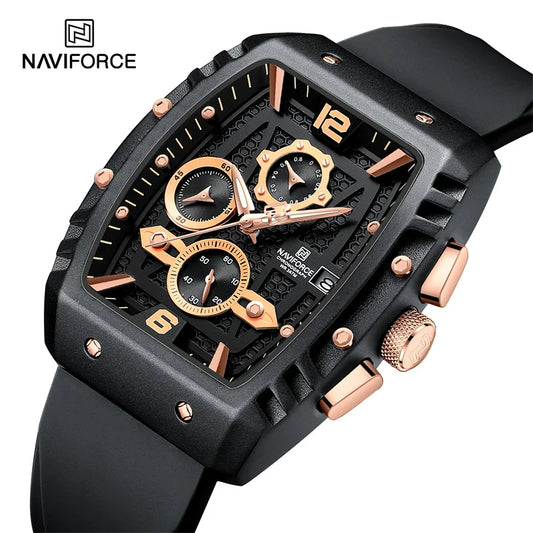 Montre en forme de tonneau pour homme