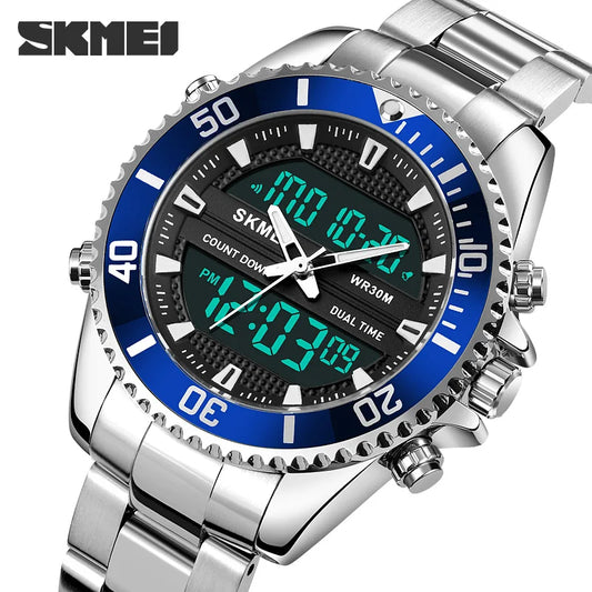 Montre numérique à quartz pour homme