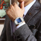 Montre carrée de luxe pour hommes