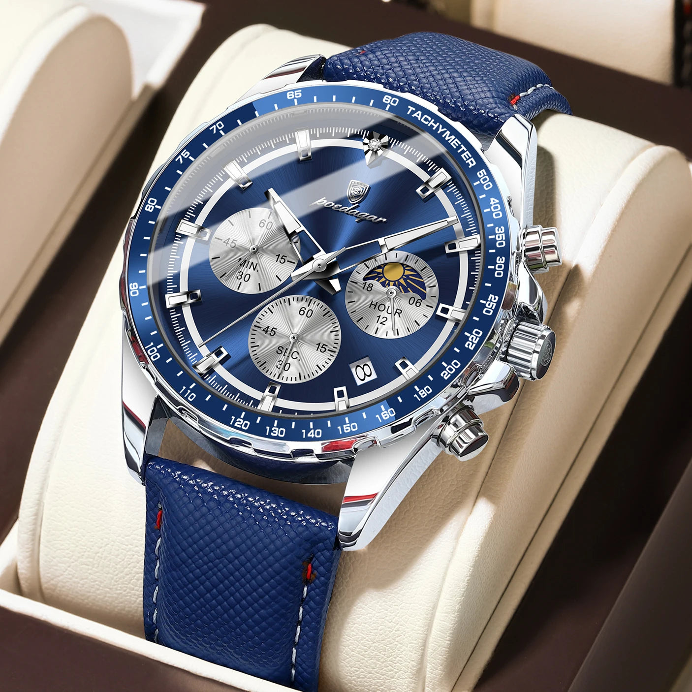 Montre chronographe pour hommes