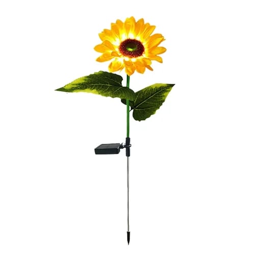 Lampe solaire tournesol étanche