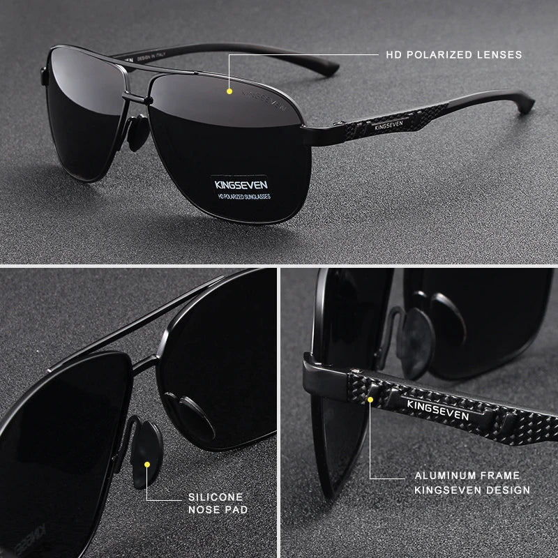 Lunettes de soleil polarisées en aluminium