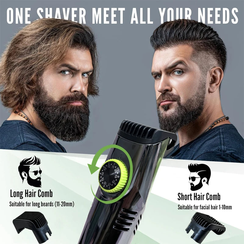 Tondeuse à barbe Pro avec aspirateur intégré