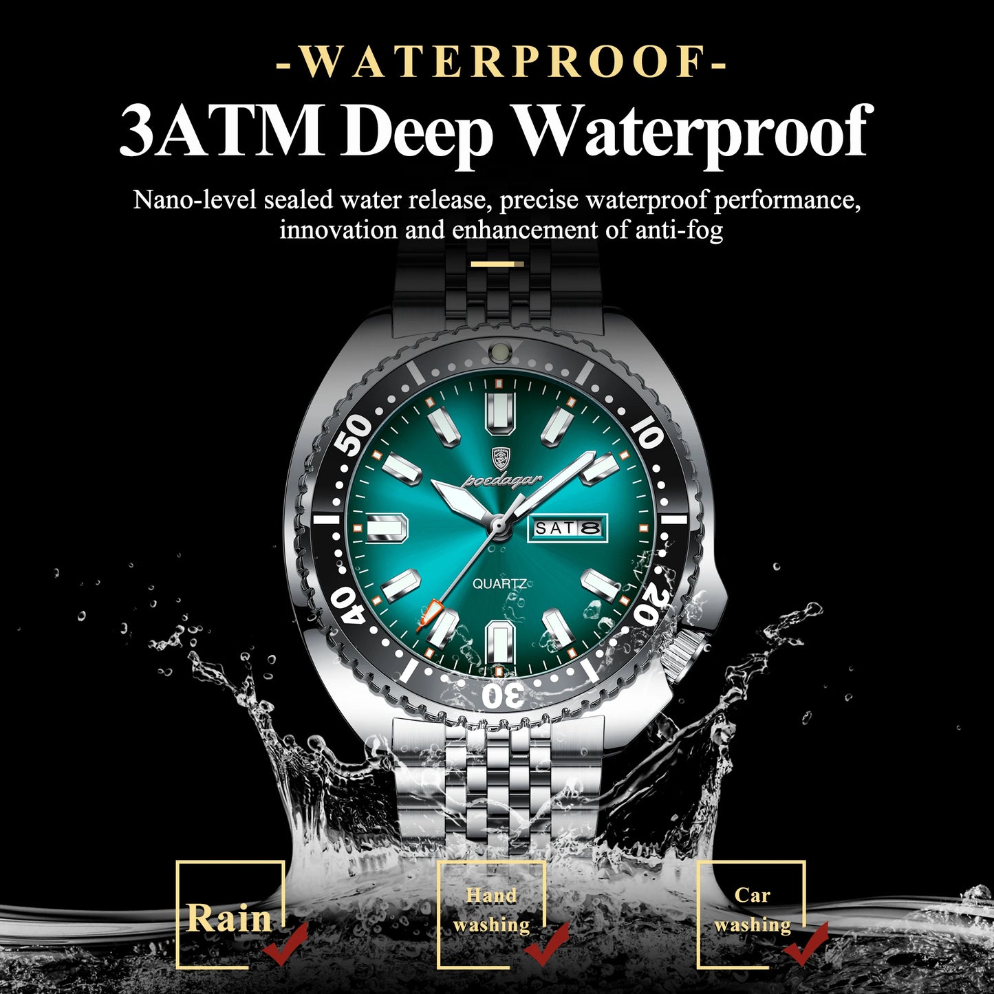 Montre pour homme d'affaires