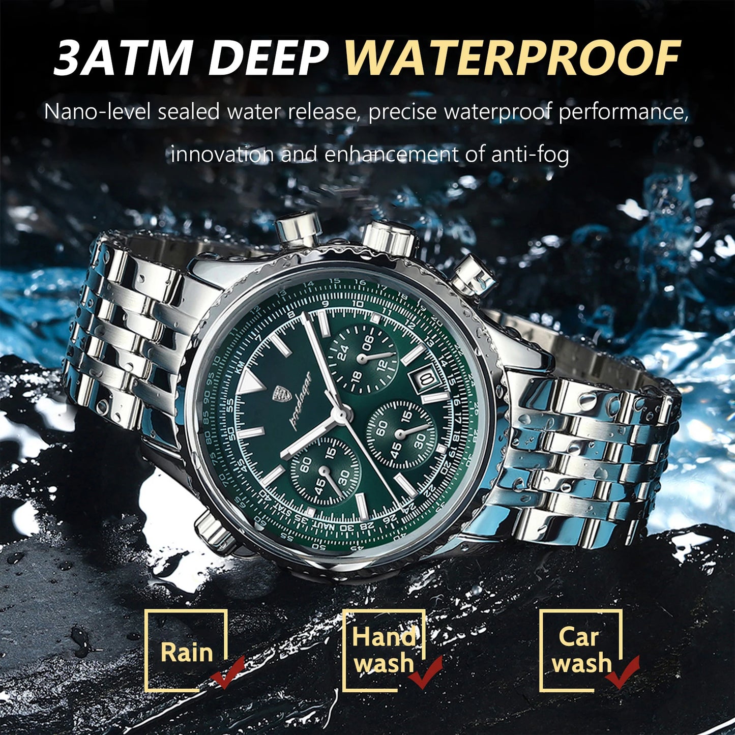 Montre Chronographe de Luxe pour Homme