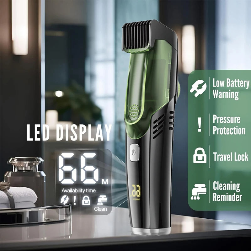 Tondeuse à barbe Pro avec aspirateur intégré