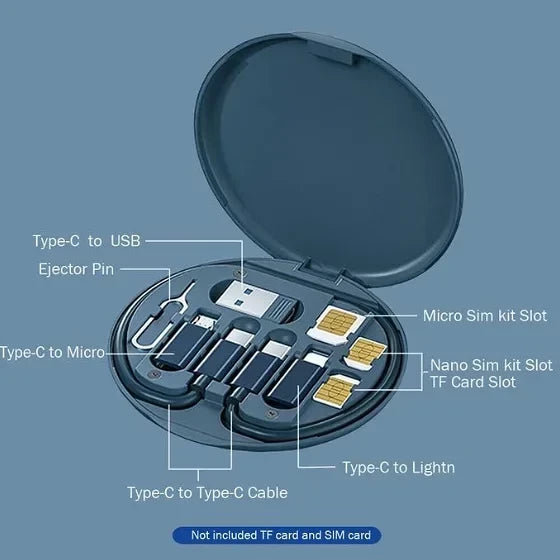 Boîte de rangement USB multifonctions