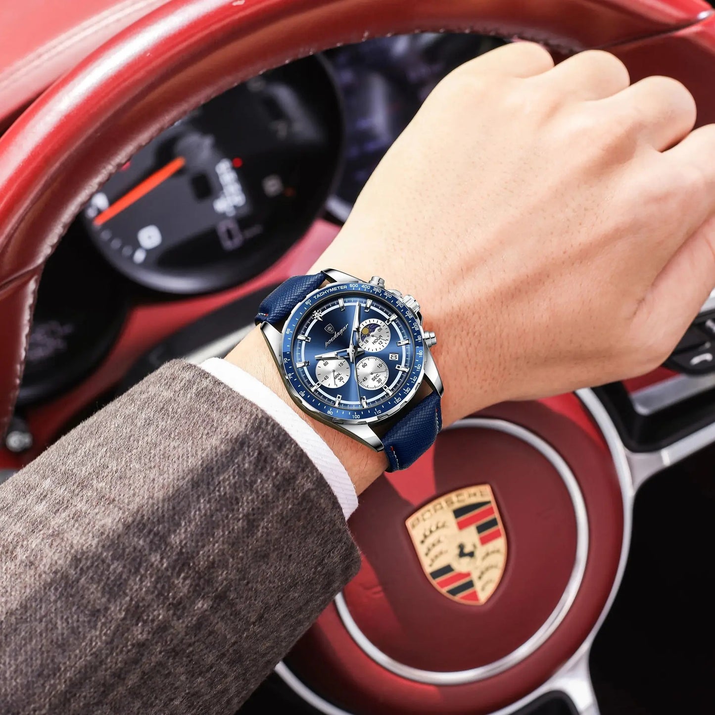 Montre chronographe pour hommes